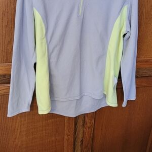 Old Navy Gray and Neon Yellow Pullover